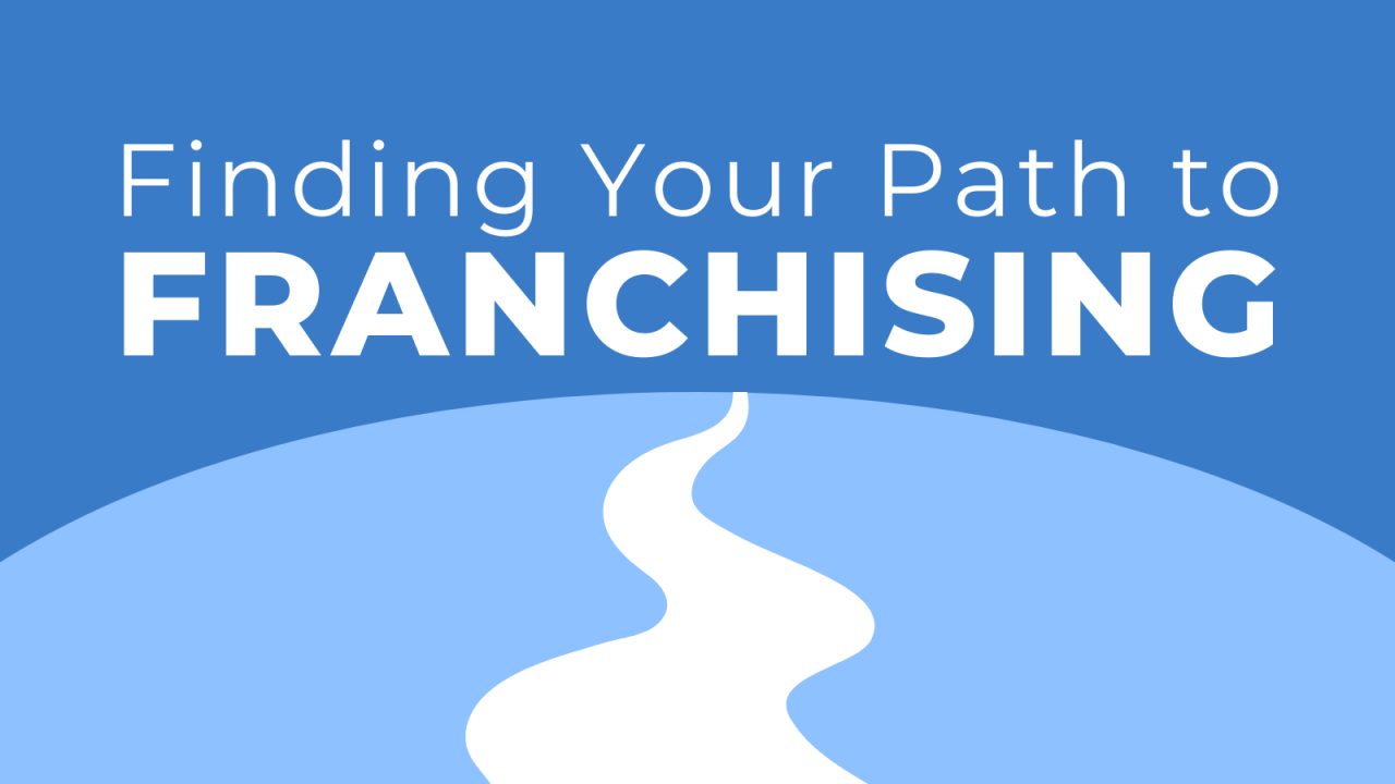 Finding Your Path with Franchising Graphic